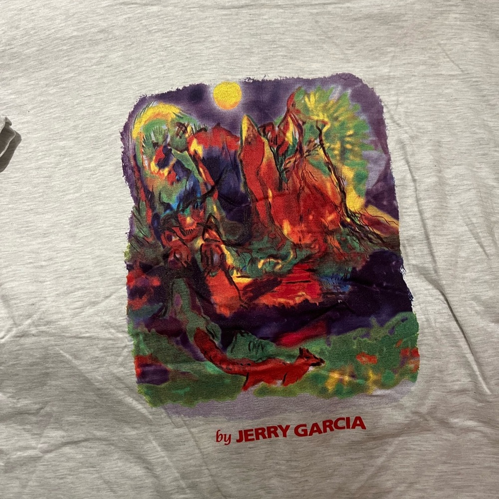 2 Grateful Dead Jerry Garcia Rare Limited Promo Ash Large Shirts 50 Available